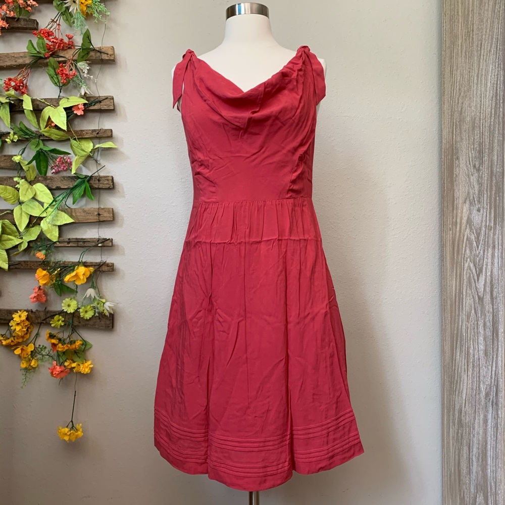 Anthropologie | Maeve Sleeveless Cowl Neck Dress